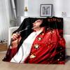 Elvis Presley's Iconic Style Blanket Soft Warm Cozy Suitable for Office Chair Bed Office All-Season Use Modern Style