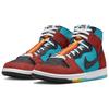 Diorr Greenwood x Nike Dunk High SB Navajo Arts Унисекс Кроссовки Разноцветные Бирюзово-синие Черные FQ1775-400