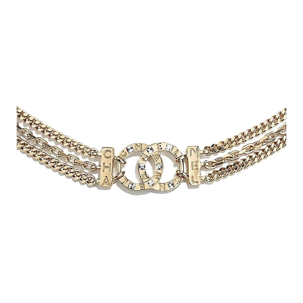 CHANEL CC Crystal Necklaces Women's AB6049-B05265-NB857
