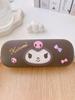 1/2/3 шт. Футляр и салфетка для очков Hello Kitty Дизайн с розовой головой кошки Мягкая микрофибра Используется для чистки и хранения очков, мобильных телефонов