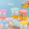 Frozen Baby Food Glass Cup 170ml Baby Food Storage Jar Simple Food Storage Box  Little Ones