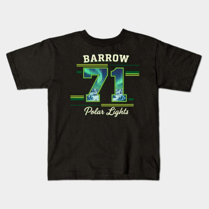 Barrow 71 Polar Lights Northern Sky TShirt