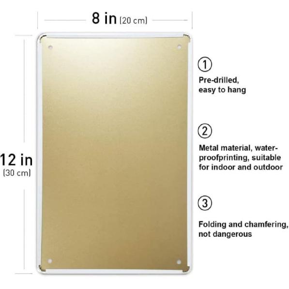 Generic Metal Poster Signs Tin Metal Sign Goose Mess With The Honk You Get The Bonk For Home Kitchen Restaurant Coffee Bar Wall Decor Art Bar