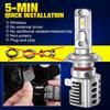 2Pcs H4 LED Headlight Bulb 9003 HB2 H7 Led Canbus H8 H11 9005 HB3 9006 HB4 100W 30000LM Car Fog Lamp Motorcycle 12V 6500K All In One Mini Headlamp