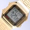CASIO QUARTZ CASIOQUARTZ A178WGA-1 Цифровые золотые наручные часы для мужчин