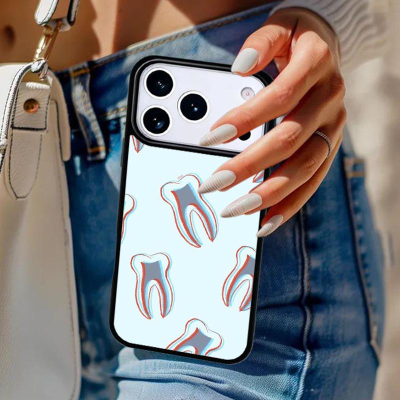 Стоматолог Стоматологическая Зубная Медсестра Чехол для Телефона Для iPhone 17 Air 14 15 13 12 Max Чехол Для Apple 14 15 16 16e 11 Pro Max Plus