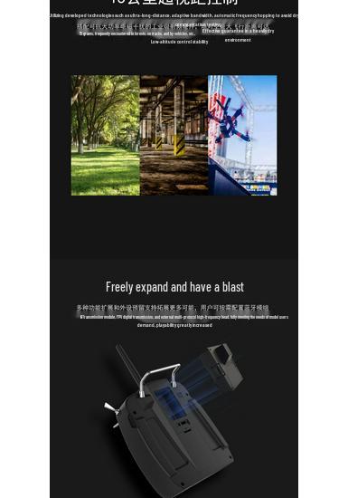 SIYI FT24 Дальнодействующий Пульт Дистанционного Управления для FPV Дронов и Моделей Самолетов