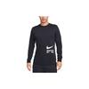 Nike Спортивная футболка с длинным рукавом Swoosh от Nike Черная FJ1120-010