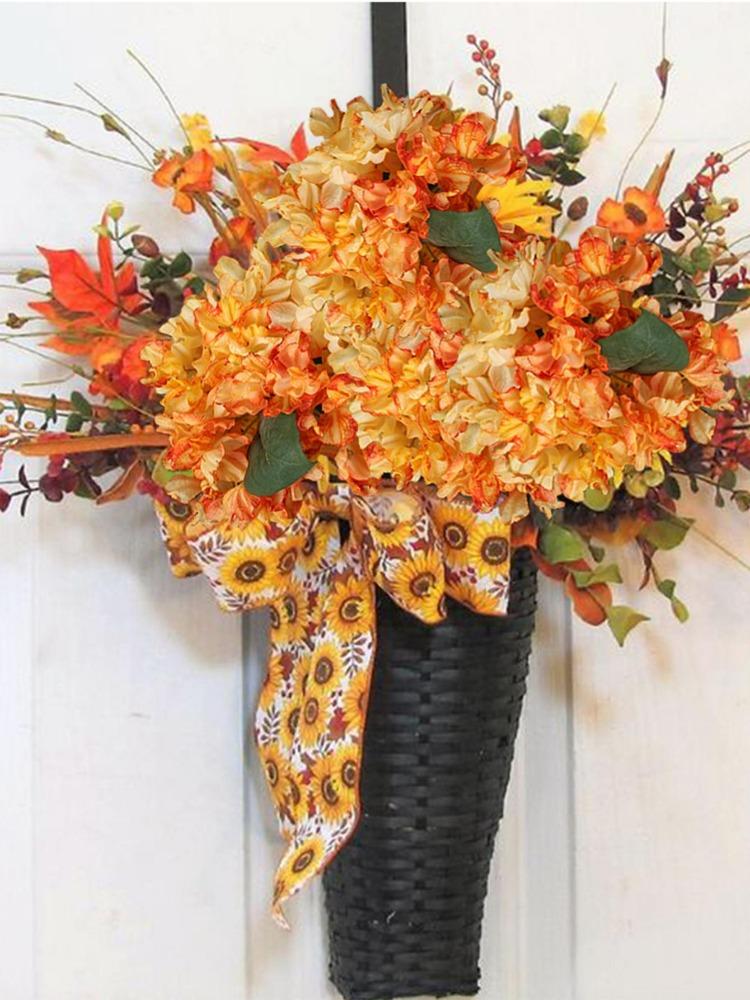 4 шт. Большие винтажные сушеные гортензии из шелка Искусственные цветы Поддельные цветы Свадебные украшения для церемонии Центральные украшения Цветочная композиция Цветочная композиция