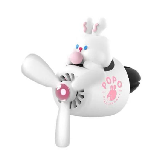 Car Air Freshener Car Perfume Diffuser Clip Bear Pilot Rotating Propeller Outlet Fragrance Magnetic Design Car Auto Accessories