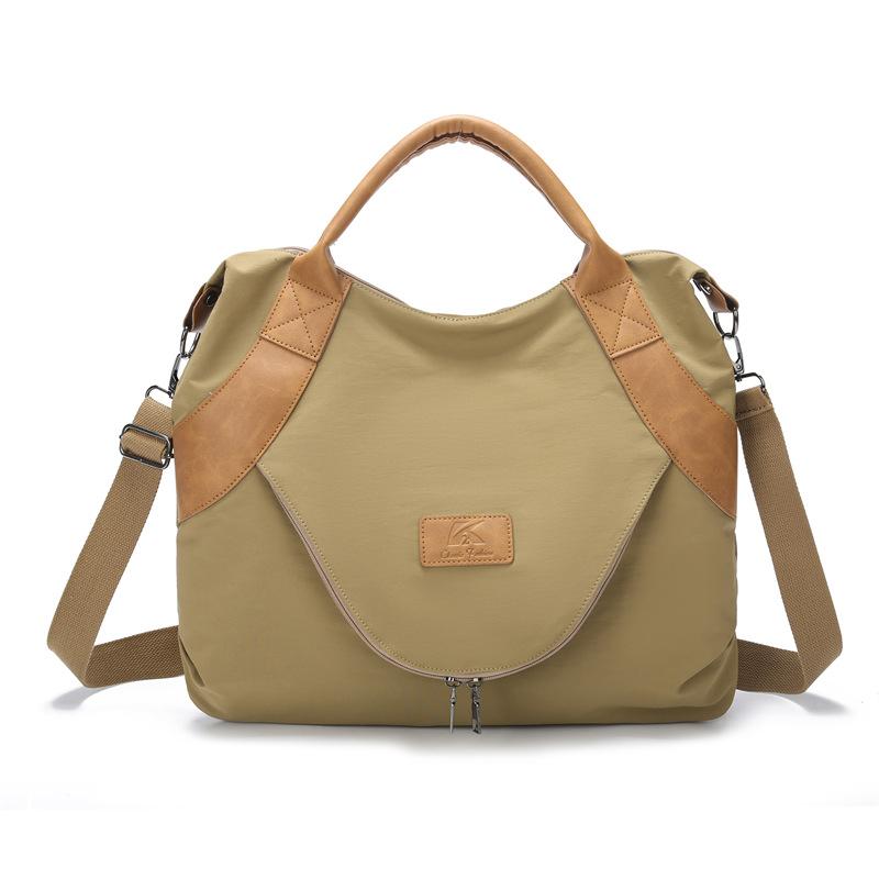 Винтажная женская сумка большой емкости на одно плечо Slant Straddle, винтажная нейлоновая сумка Postman Tote для женщин