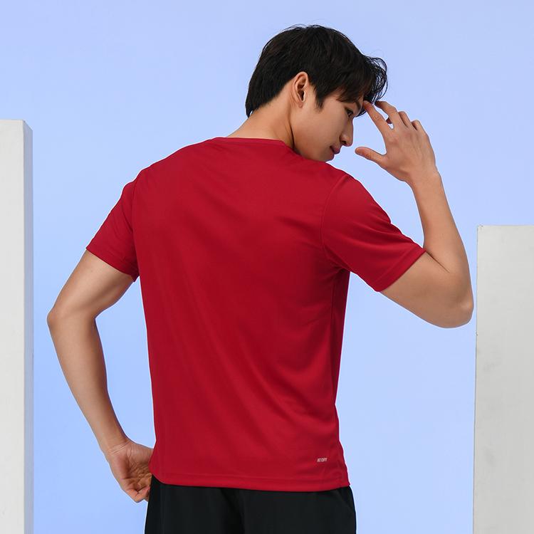Li-Ning Badminton Collection T-Shirts Men's Crew Neck Moderate Straight Fit AHSS473-3