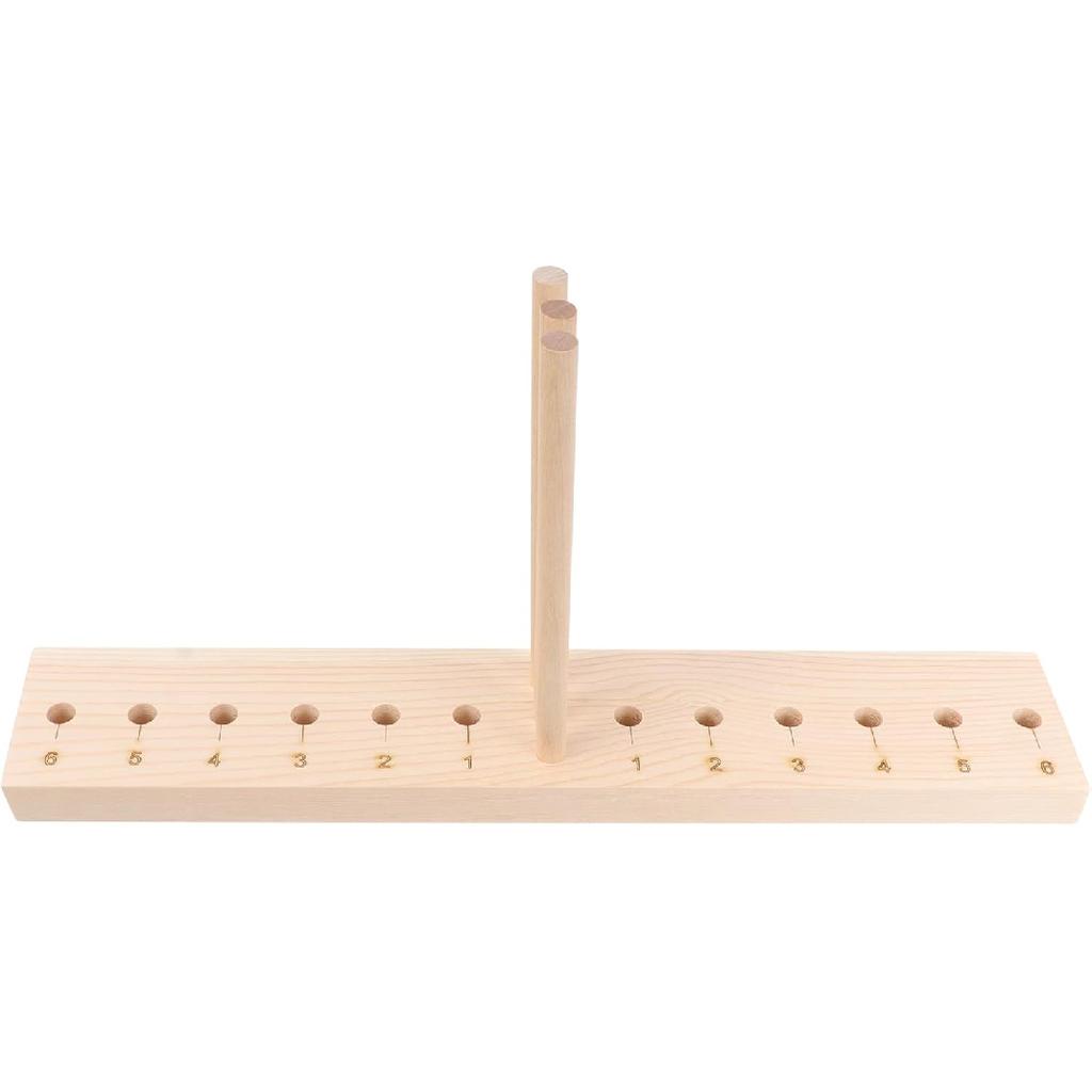 EXCEART Extended Wooden Bow Maker for Ribbon, Wreaths, Christmas, New Year Decorations, Corsages, Holiday Wreaths; Wooden, Adjustable, 15 Holes, 3