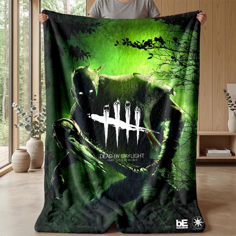 Soft Flannel Blanket Lightweight Cozy Bedroom Living Room CoverDead by Daylight
