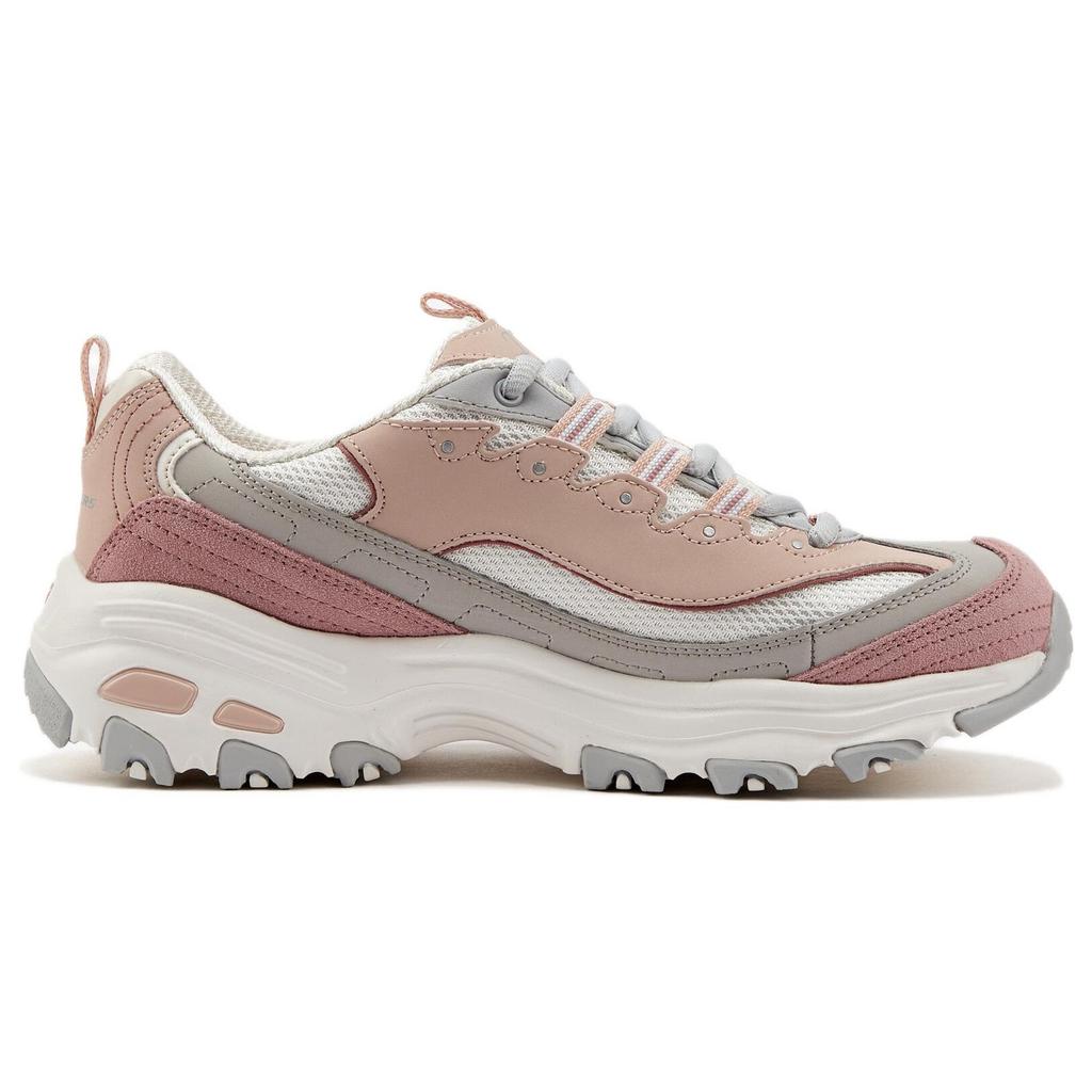 (WMNS) Skechers D'Lites 1.0 Low Running Shoes Pink/White Women's 11947-MVGY