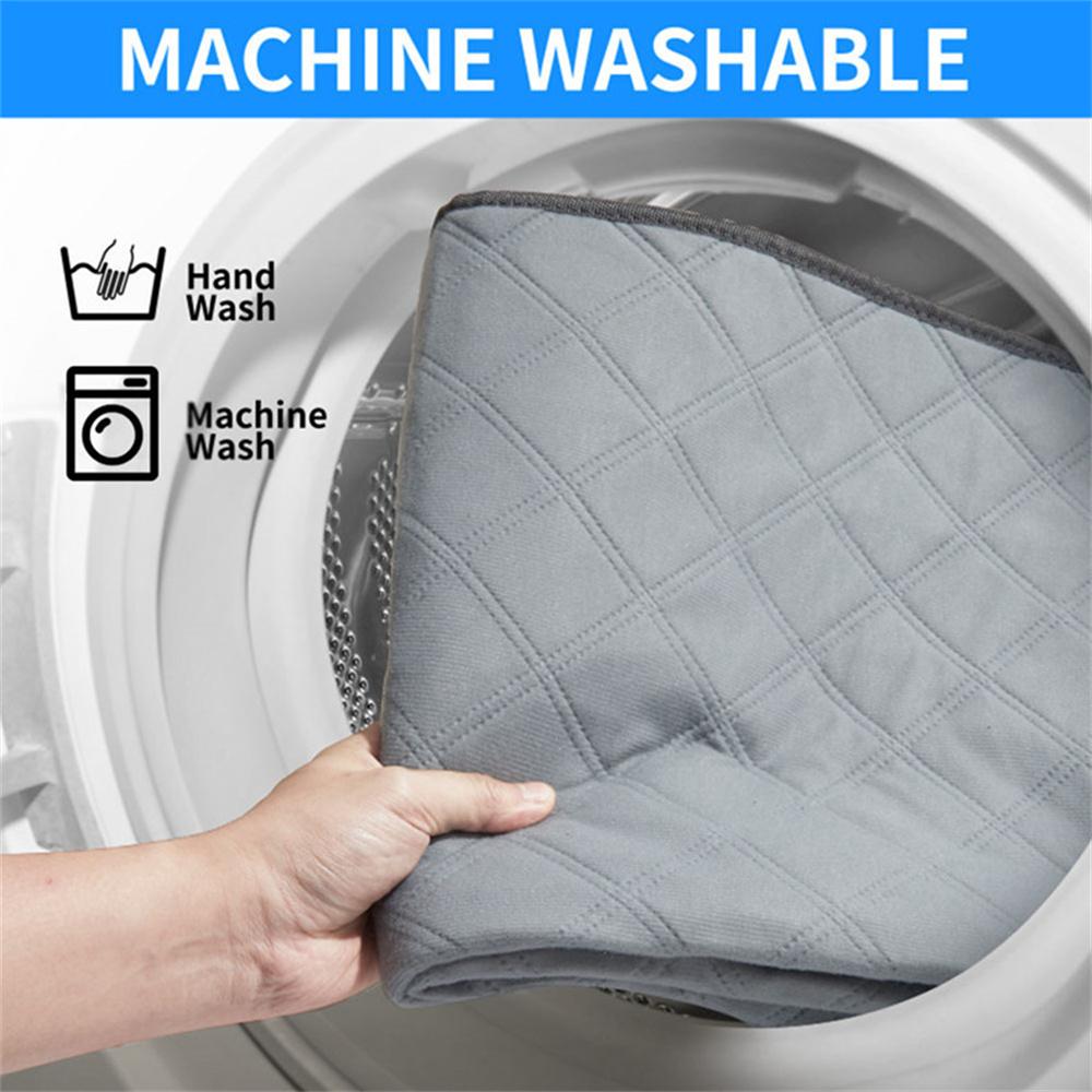 2Pcs Washable Dog Pads Reusable Puppy Training Pads Non-Slip 60x45cm Light Gray