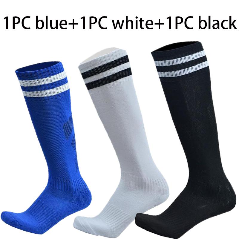 1-3/PCTowel Bottom футбольные носки длинные влагопоглощающие и противоскользящие спортивные носки полосатые детские футбольные носки длиной до колена