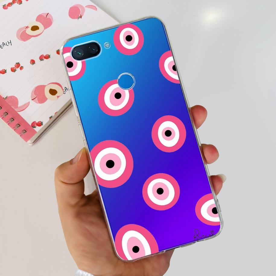 Чехол для Xiaomi Mi 8 Lite Модный Мягкий Силиконовый Чехол для Телефона для Xiaomi Mi 8 SE / Mi 8 Pro Mi8 Lite Прозрачный ТПУ Чехол Астронавт Capa