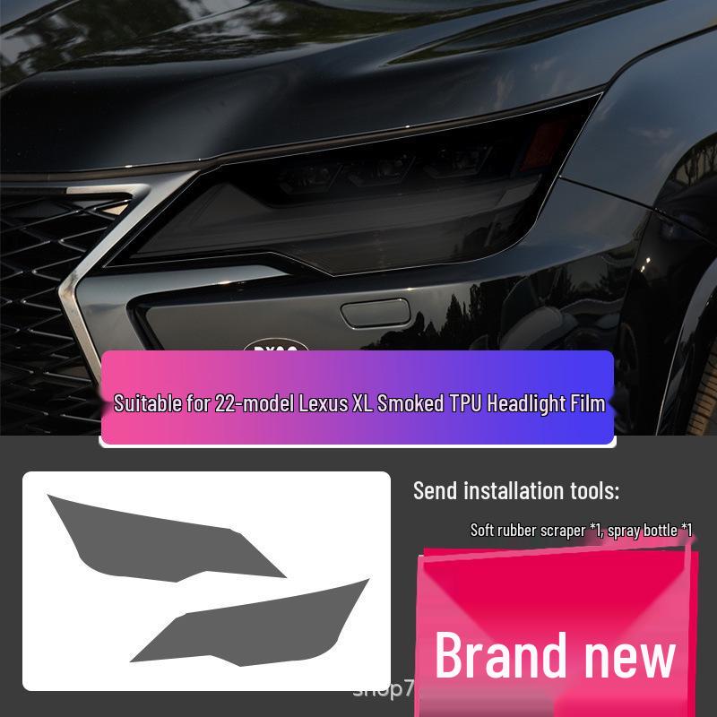 Lexus RX300 (2005-2025) Headlight Film, Transparent Smoked Light-Controlled Film