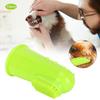 10PCS Silicone Soft Pet Finger Toothbrush Green Teeth Cleaning Tool for Cats DogsGreen