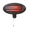 Quartz Heater EDM 07090 Black 2000 W