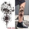 Fake Skull Tattoo Male Lion Wolf Tiger Snake Waterproof Tattoo Sticker Arm Art Fake Tattoo Male
