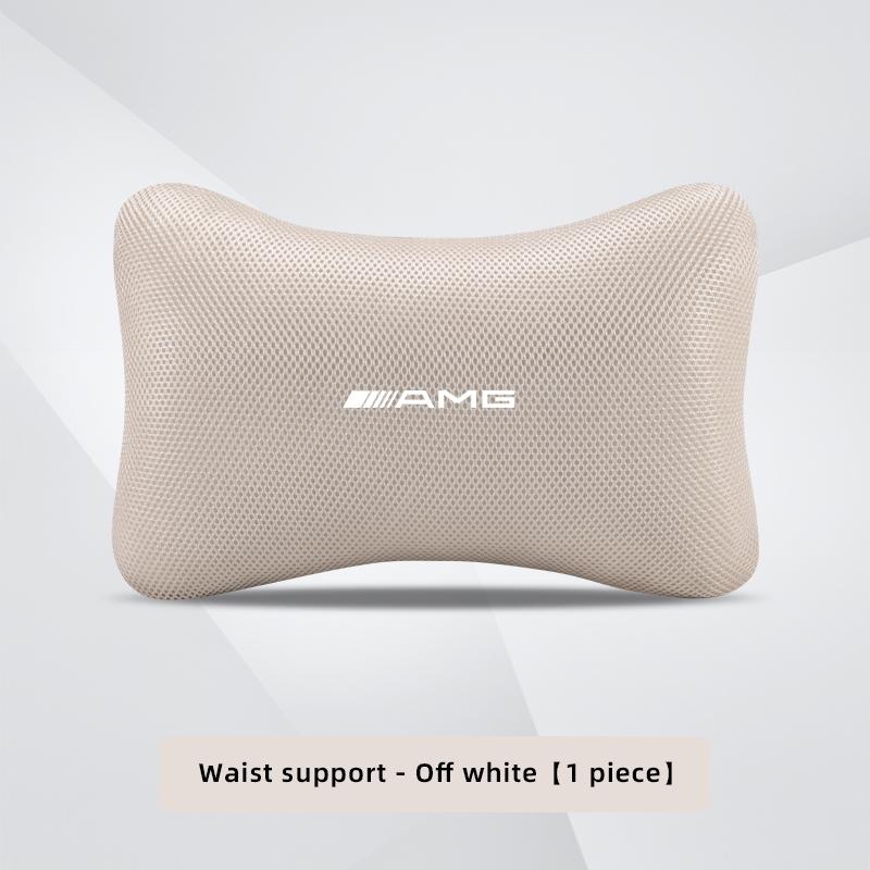 Car Headrest Neck Pillow Lumbar Waist Support Cushion Protection Pad For Mercedes Benz AMG GLC W203 W206 W220 W205 W211 W212