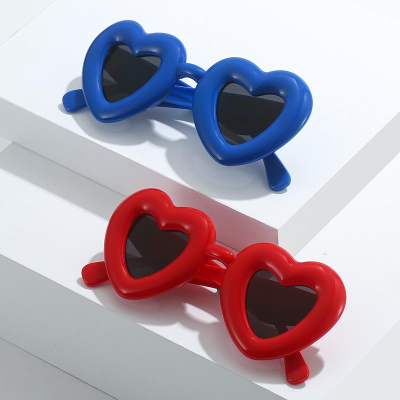 Candy Надувные солнцезащитные очки женские Y2K Trend Heart Солнцезащитные очки Love Glasses женские