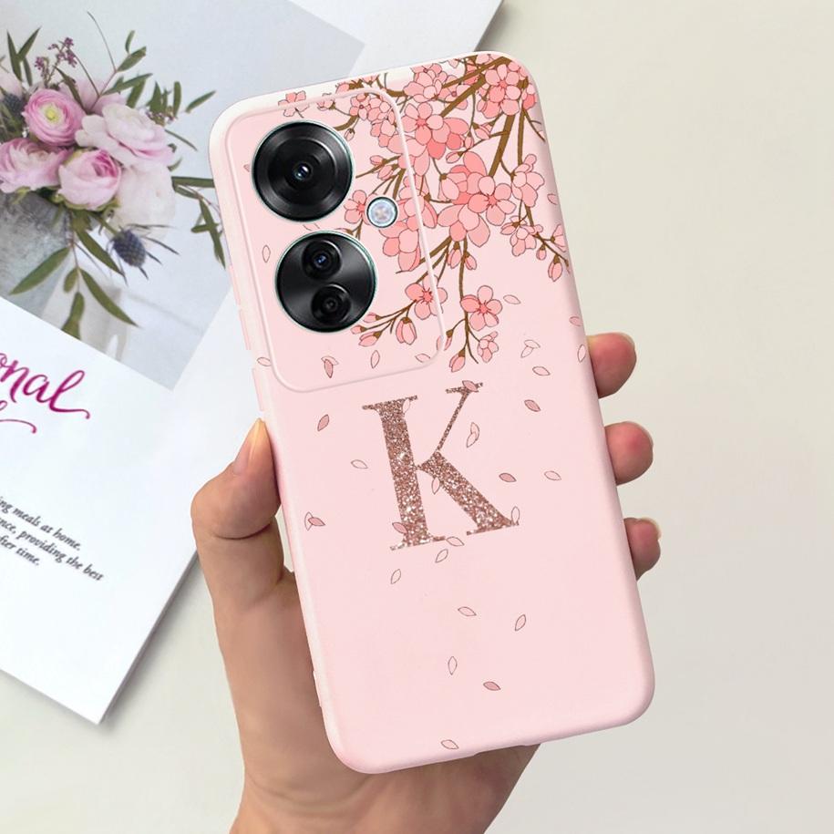 For OPPO Reno11F 5G Case CPH2603 Fashion Letters Phone Cases For OPPO Reno11 F Cover Reno 11F 11 F 5G Bumper F25 Pro Soft Fundas