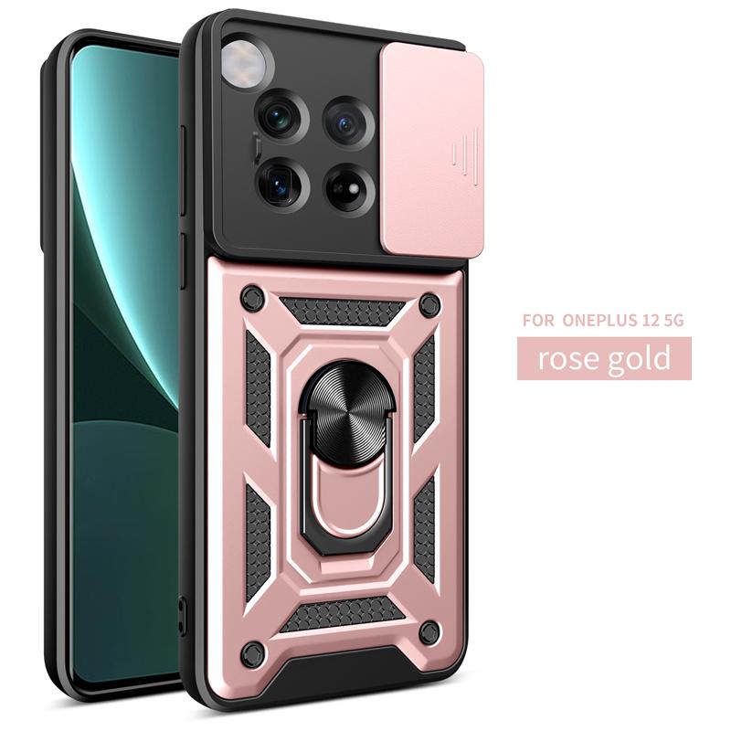 Для Oneplus 12 5G чехол магнитный держатель кольца бронированные чехлы для телефонов для One Plus 12 1+12 Oneplus12 5G слайдер объектив защитная задняя крышка