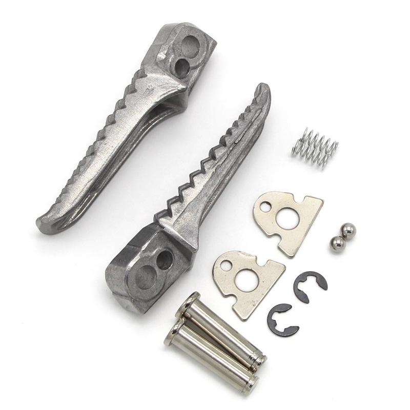 Motorcycle Rear Footrest Foot Pegs Pedals For Suzuki GSXS750 SV650 GSR750 GSX-S750 Gladius SFV650 Quad Dirt Bike Snow Moped Moto