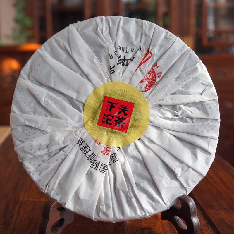 Xia Guan 2013/2014 Raw Puer Yunnan Gao Yuan Chen Shen Puer Tea Cake 357g