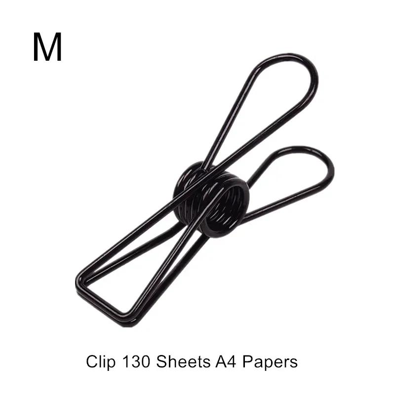 2 шт./набор металлических зажимов для офиса, школы, канцелярских принадлежностей, скрепок для файлов, документов, органайзеров