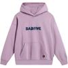Li Ning Anti-Five Series Letter Loose Comfortable Long Sleeve Hoodie Men Hoodies Xianxia-Purple AWDTA71-5