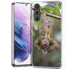 Cute Sloth Phone Case for Samsung A54 A14 A24 A34 A17 A37 A57 A55 A35 A25 A15 A13 A23 A33 A53 A07 A05S A04S A03 A73 Galaxy Note