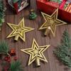 Xiaomi 1-20PCS Christmas Tree Topper Star Golden Glitter Star Ornament for Tree Top Wreath Holiday Home Party Decoration