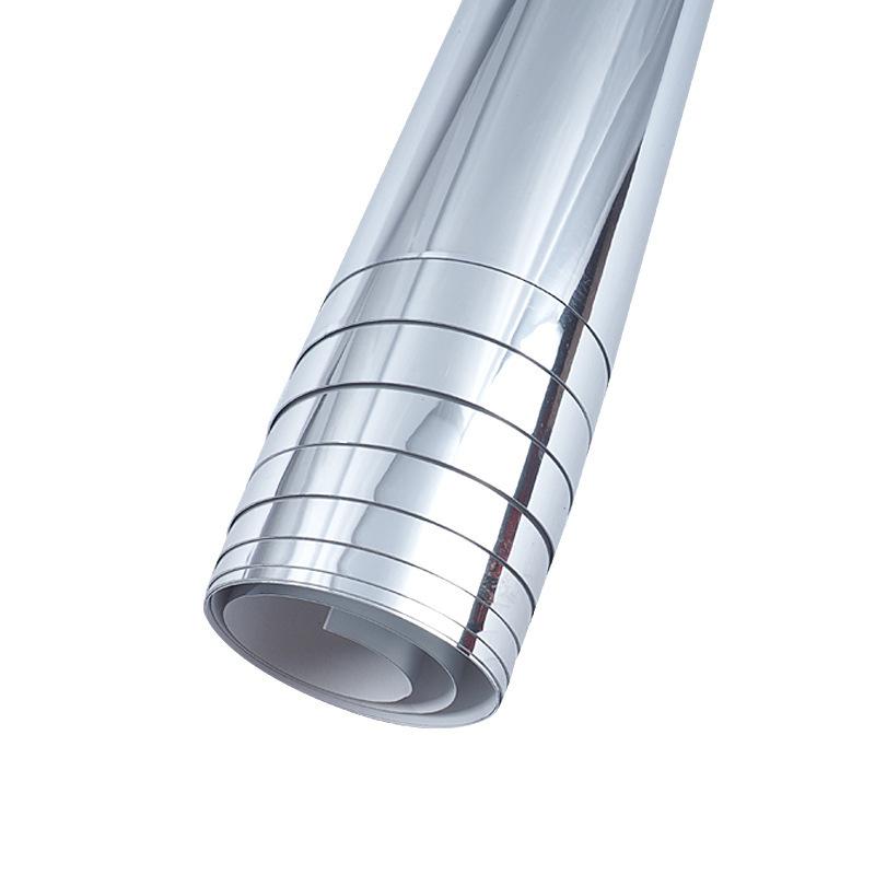 3 размера зеркальная наклейка на стену в рулоне самоклеящаяся наклейка для комнаты, пленка, декор для ванной комнаты