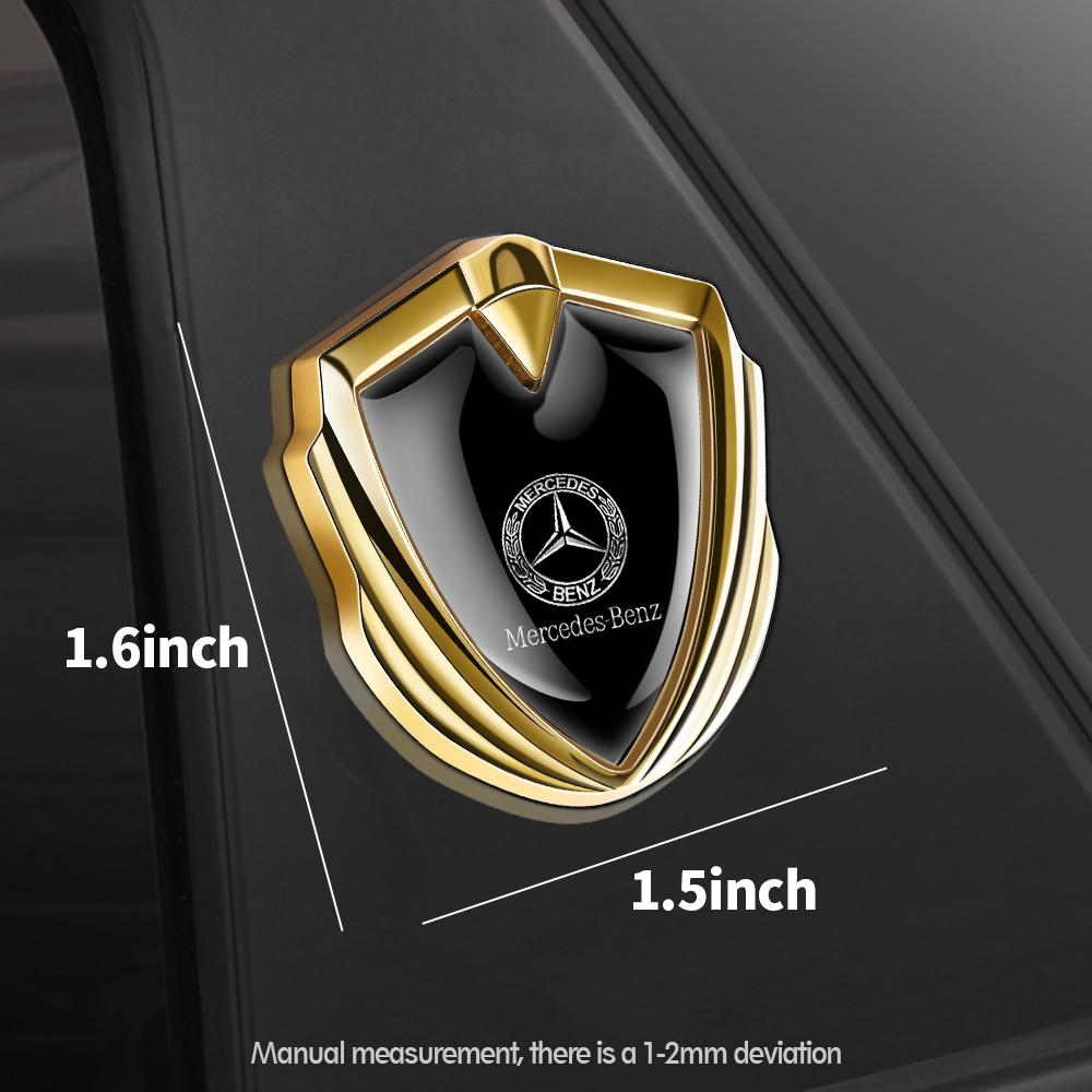 GLC GLB New 3D Metal Car Side Fender Sticker Shield Emblem Badge Logo for Mercedes Benz Accessories AMG W204 W213 W205 W211 W17