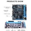 Материнская плата H61 с сокетом LGA1155 для процессоров I3/I5/I7, 16 ГБ Micro-ATX двухканальная DDR3 1066/1333/1600 МГц для настольного компьютера, основная плата