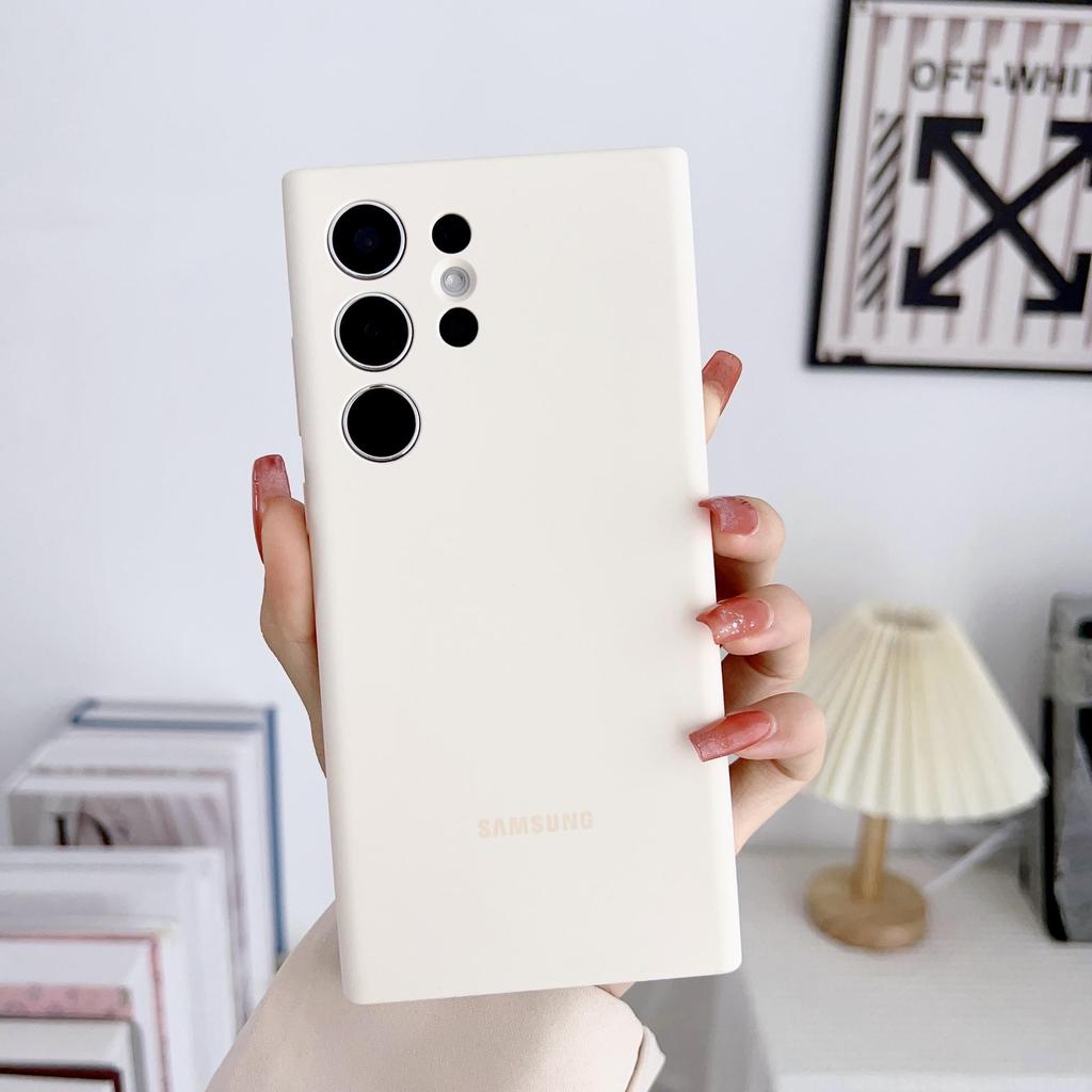 "Silicone Case for Samsung S23 Ultra/Plus - Full Edge Protection"