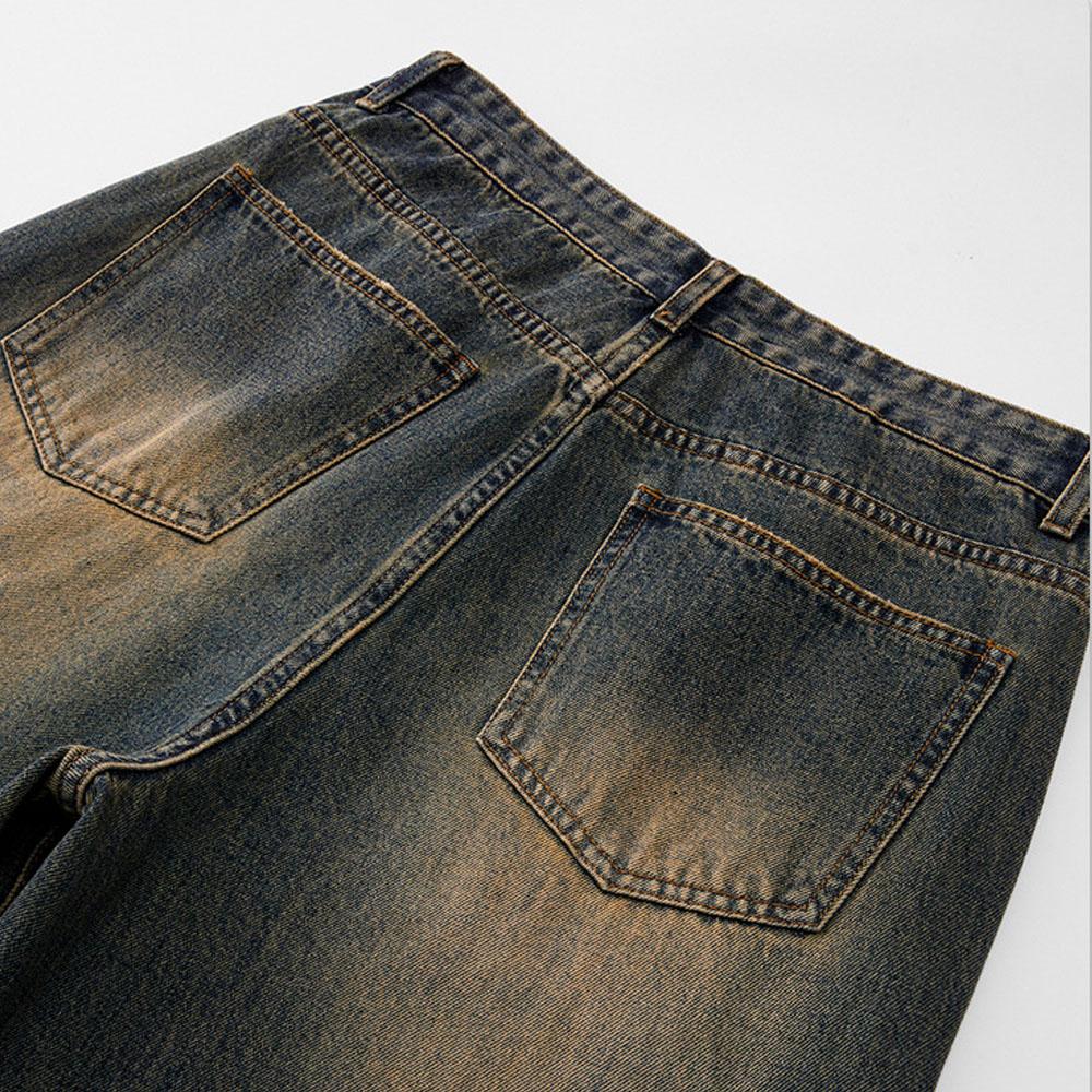 Мужские свободные джинсы y2k Vintage Casual Baggy Jeans Denim Pants Брюки Широкие брюки Джинсы для мужчин Streetwear