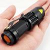 (Michelle11)Mini Q5 LED Flashlight Torch Adjustable Focus Zoom Light Lamp