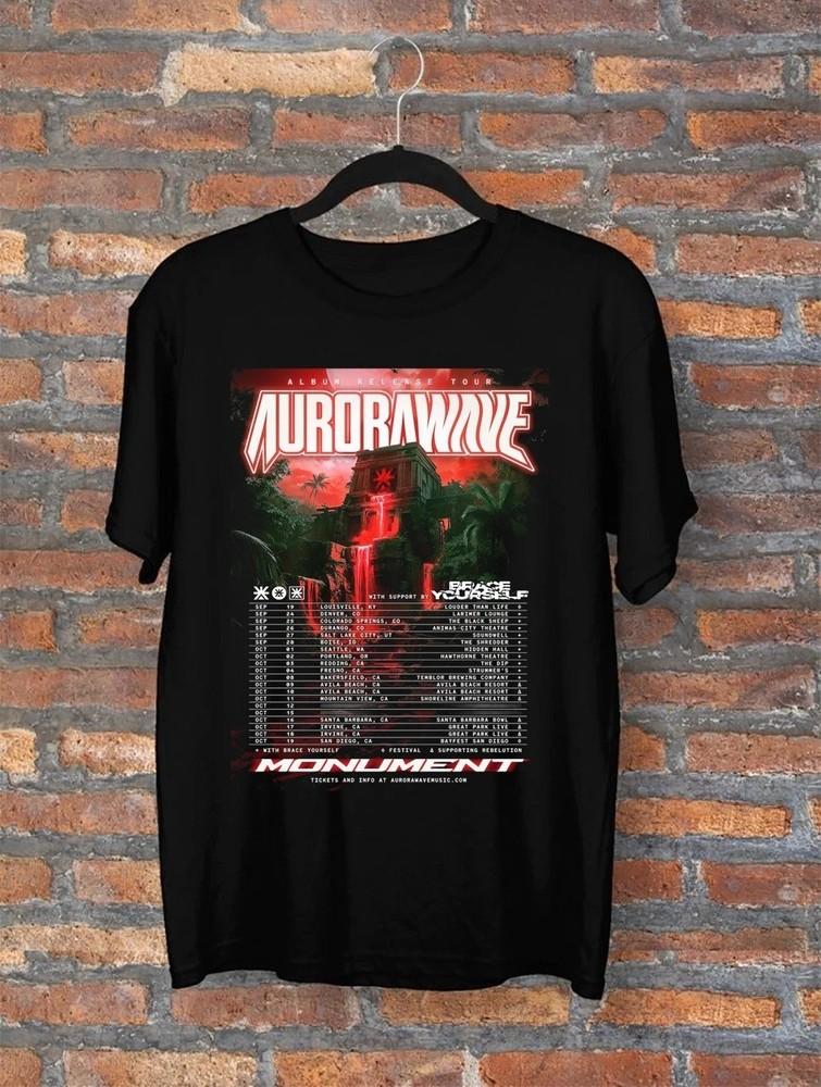 Aurorawave Band Monument Tour 2025 All Size S-3XL Gift Fan Unisex T-Shirt