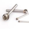YG8 Alloy Rotary File 1Pcs Round D-type Single Slot Tungsten Steel Wood Carving Grinding Head Hard Metal Milling Cutter 3mm-16mm