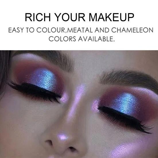 Блестящие тени для век с высоким содержанием пигмента, стойкие, водостойкие, не размазываются, однотонные, мерцающие, перламутровые, металлические тени для век, женские инструменты для макияжа глаз
