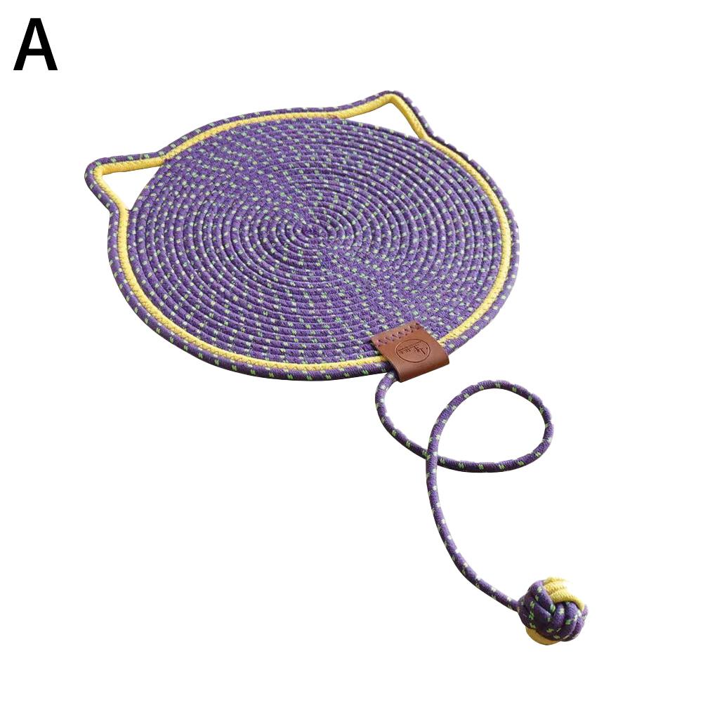 Cotton Rope Cat Scratch Pad Reusable Woven Furniture Base Pet Tool Mat Protector Claw Accessori N6K2