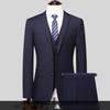 Two-button Suit for Men (suit + Trousers) Handsome Slim-fit Business Professional Work Formal Two-piece Set  XS-6XL