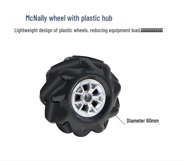 Electric TT Motor Mecanum Wheel Chassis: High-Precision Encoder, Intelligent 4WD Omnidirectional Small Car