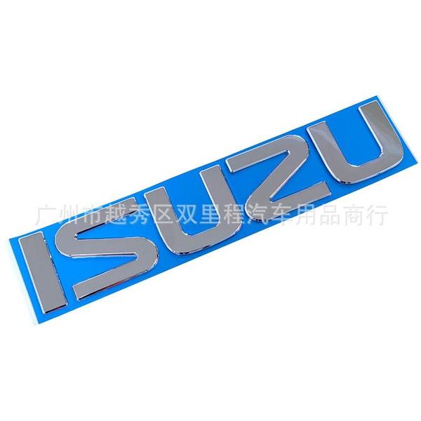 Автомобильный Стайлинг, средняя передняя решетка, задний багажник, эмблема, значок, сменная наклейка с логотипом для ISUZU 100P 600P