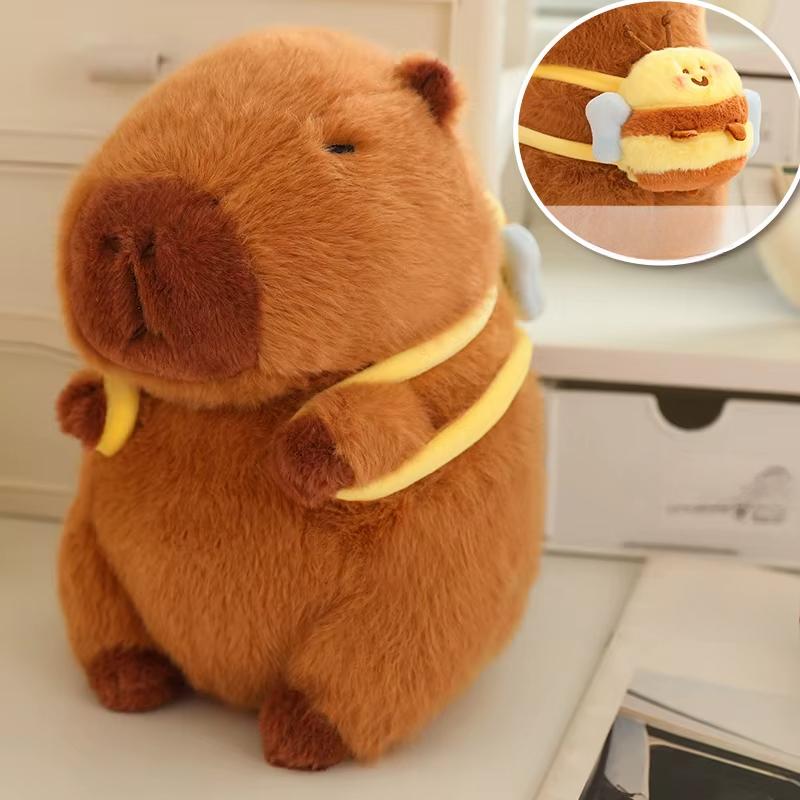 Cute Can Love Kapa Bala Turtle Oyster Bee Spoof Plush Toy Soft Capybara Key Pendant Rag Doll Birthday Gift Girl Doll